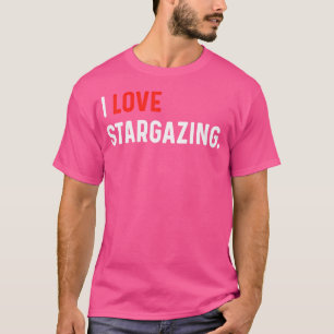 Camiseta Amo el Stargazing - Corazón - Telescopio Espacial 