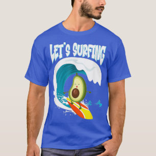 Camiseta Amo El Surfing Fundido De Aguacate