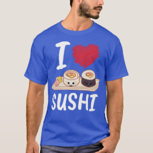 Camiseta Amo el sushi en Japón Maki Comida de chef sushi ja