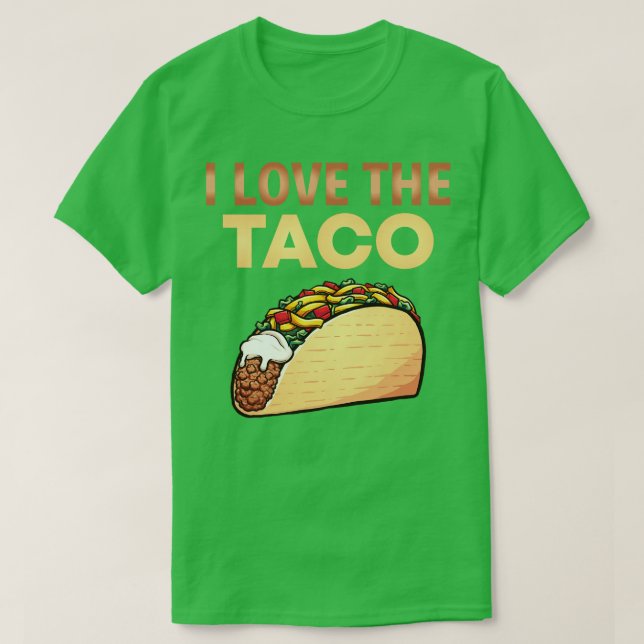Camiseta Amo El Taco (Diseño del anverso)