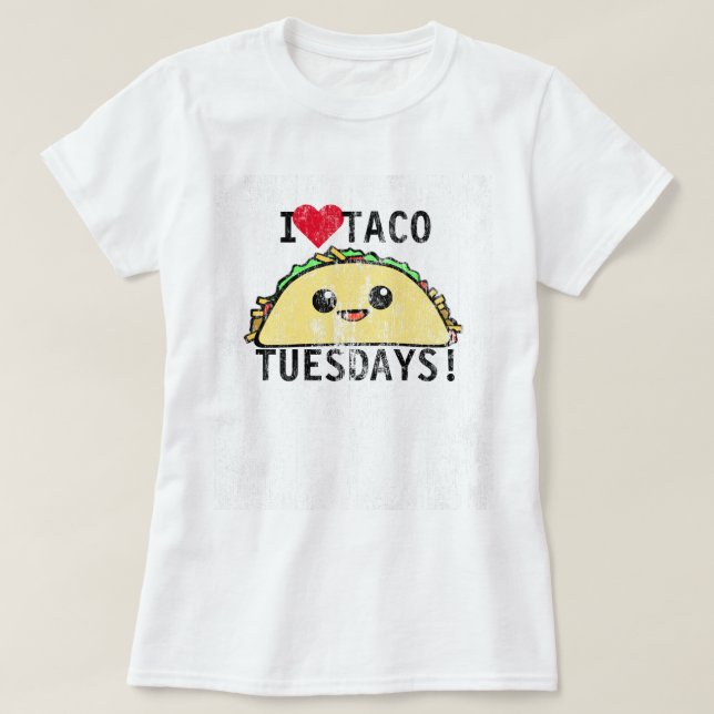 Camiseta Amo el Taco martes DS (Diseño del anverso)