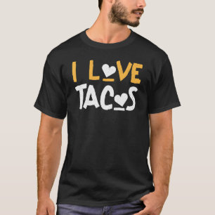 Camiseta Amo el tacón corazón del tacón martes mexicano