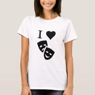 Camiseta Amo el teatro