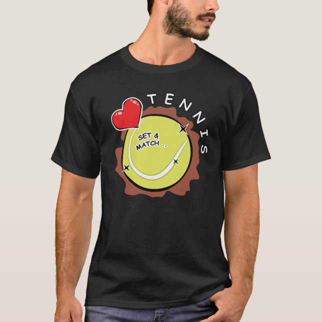 Camiseta Amo el tenis (Anverso)