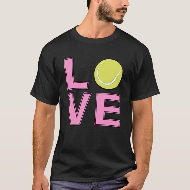 Camiseta Amo el tenis (Anverso)