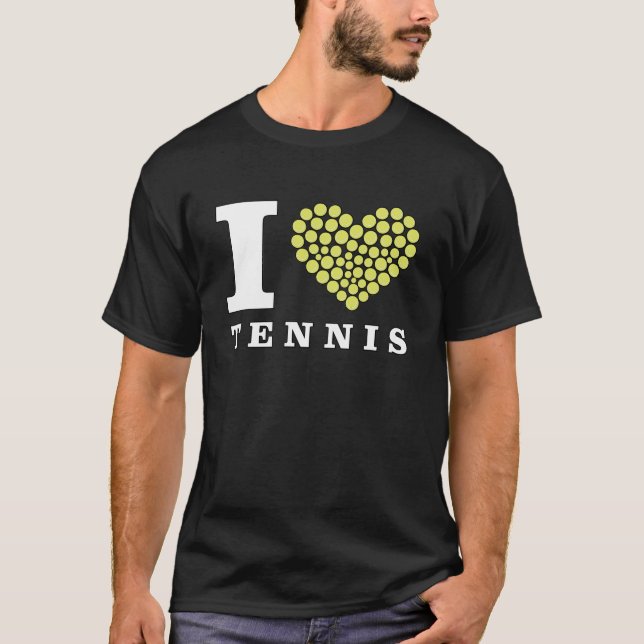 Camiseta Amo el Tenis (Anverso)