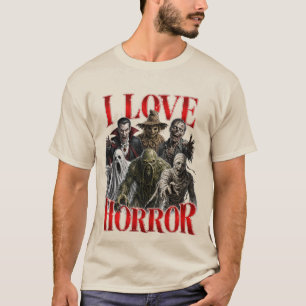 Camiseta Amo el terror