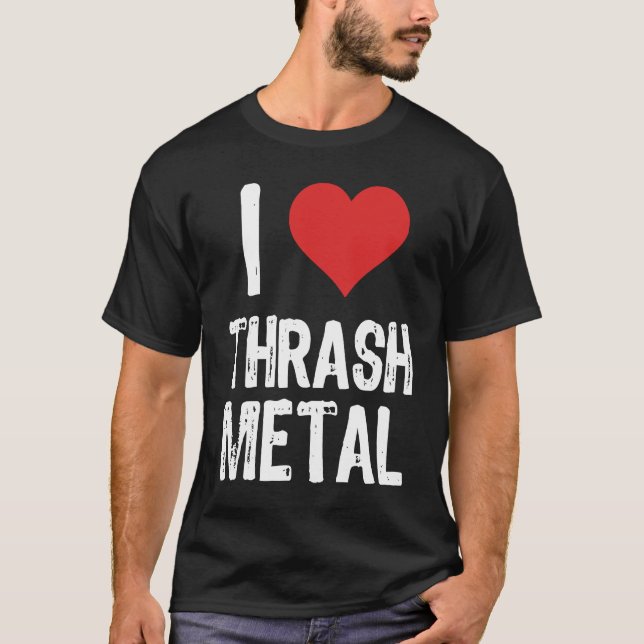 Camiseta Amo el Thrash Metal (Anverso)
