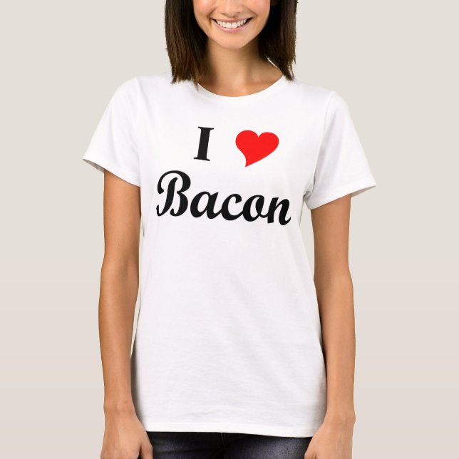 Camiseta Amo el tocino (Anverso)