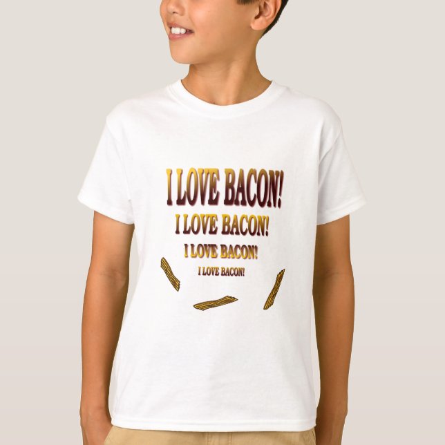 Camiseta Amo el tocino (Anverso)