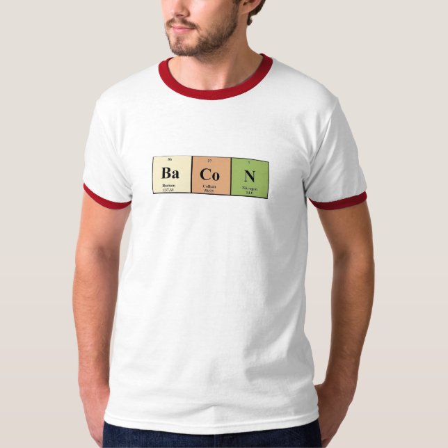 Camiseta Amo el tocino (Anverso)