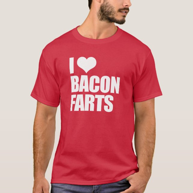Camiseta Amo el tocino Farts (Anverso)