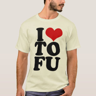 Camiseta Amo el Tofu Funny Humor vegano