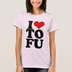 Camiseta Amo el Tofu Funny Humor vegano