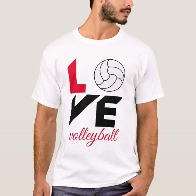 Camiseta Amo el voleibol (Anverso)