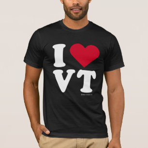 CAMISETA "AMO EL VT" "QUE AMO VERMONT "