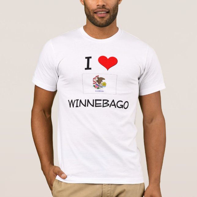 Camiseta Amo el WINNEBAGO Illinois (Anverso)