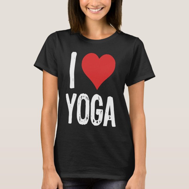 Camiseta Amo el Yoga (Anverso)