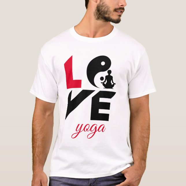 Camiseta Amo el yoga (Anverso)