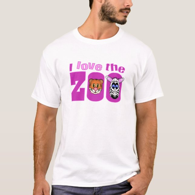 Camiseta Amo el zoológico (Anverso)