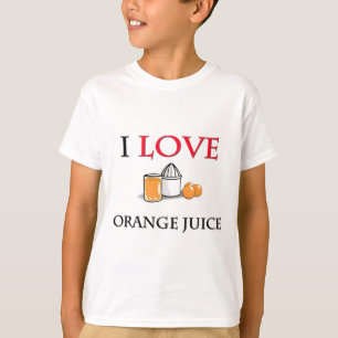 Camiseta Amo el zumo de naranja