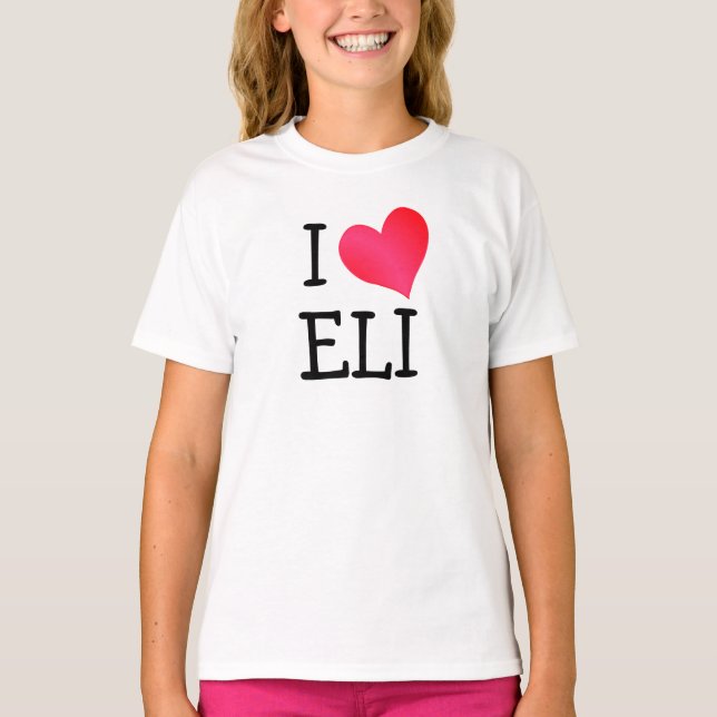 Camiseta Amo Eli (Anverso)