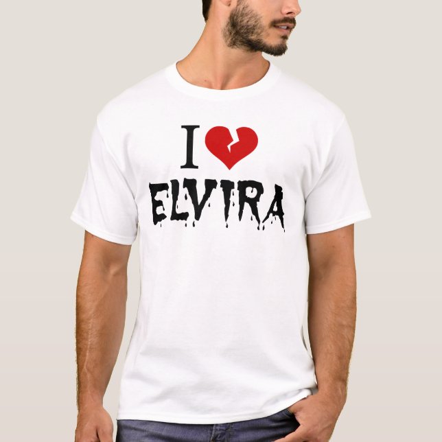 Camiseta Amo Elvira Corazón Roto (Anverso)