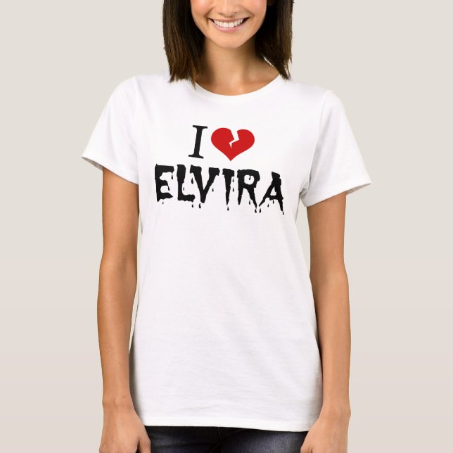 Camiseta Amo Elvira Corazón Roto (Anverso)