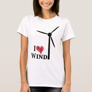 Camiseta amo energía eólica