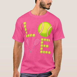 Camiseta Amo entrenador de entrenador de tenis raqueta de b