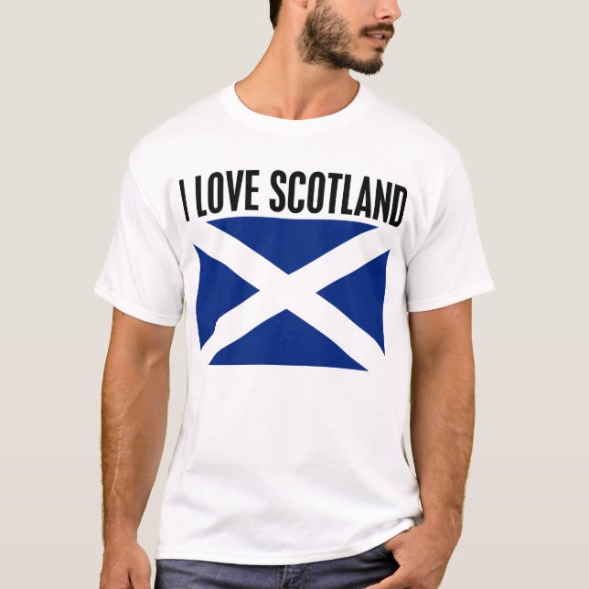 Camiseta Amo Escocia (Anverso)