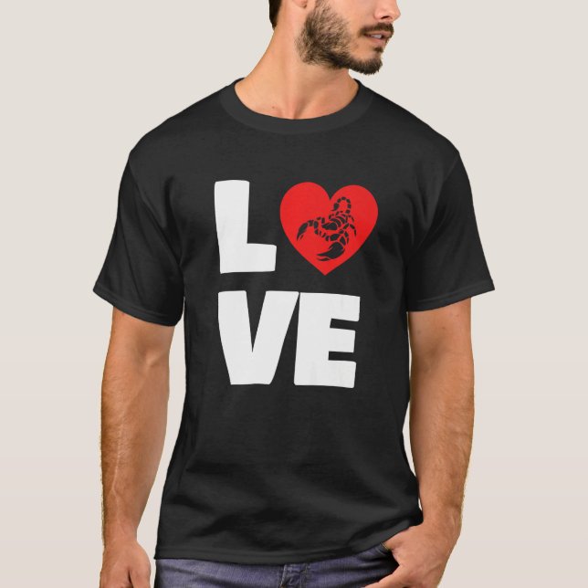 Camiseta Amo Escorpión Veneno de Escorpión   (Anverso)