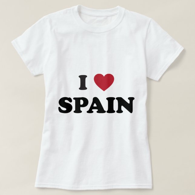 Camiseta Amo España (Diseño del anverso)