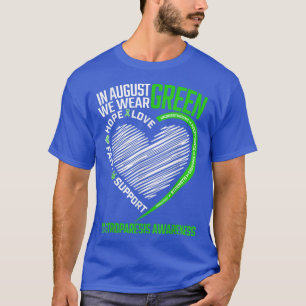 Camiseta Amo Esperanza Fe Agosto Usamos Gastroparesis Verde