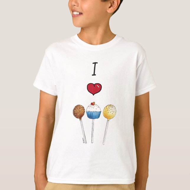 Camiseta Amo estallidos de la torta (Anverso)