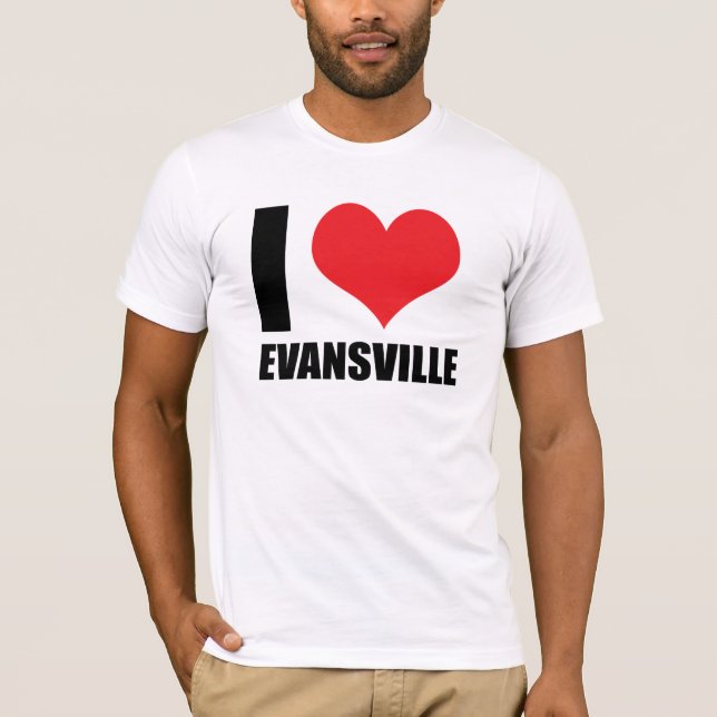 Camiseta Amo Evansville (Anverso)