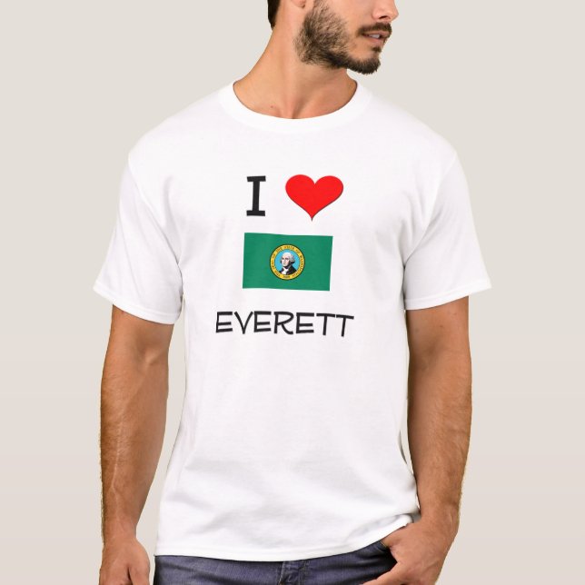 Camiseta Amo Everett Washington (Anverso)