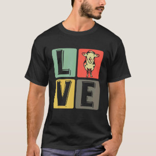 Camiseta Amo Explotación De Ovejas En Granjas De Animales B