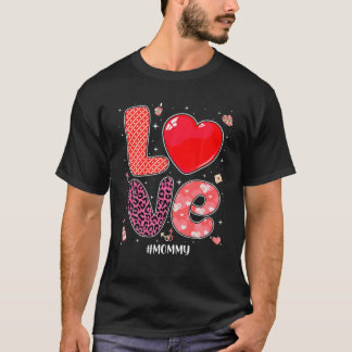 Camiseta Amo familiar coincidente mamá Pareja divertida Cor