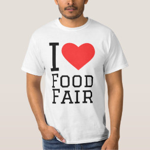 Camiseta Amo feria de comida