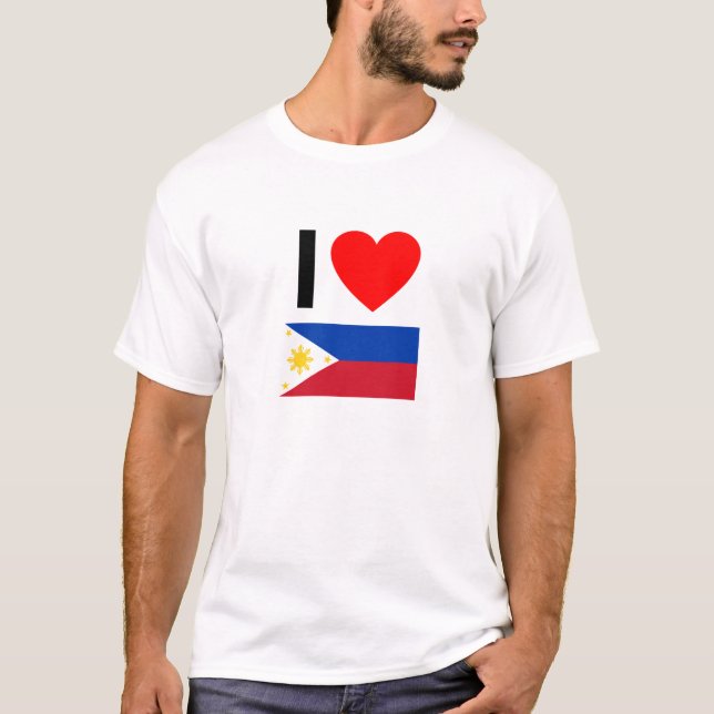 Camiseta amo filipinas (Anverso)