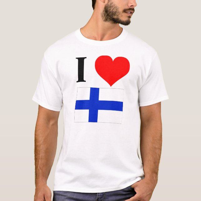 Camiseta Amo Finlandia (Anverso)