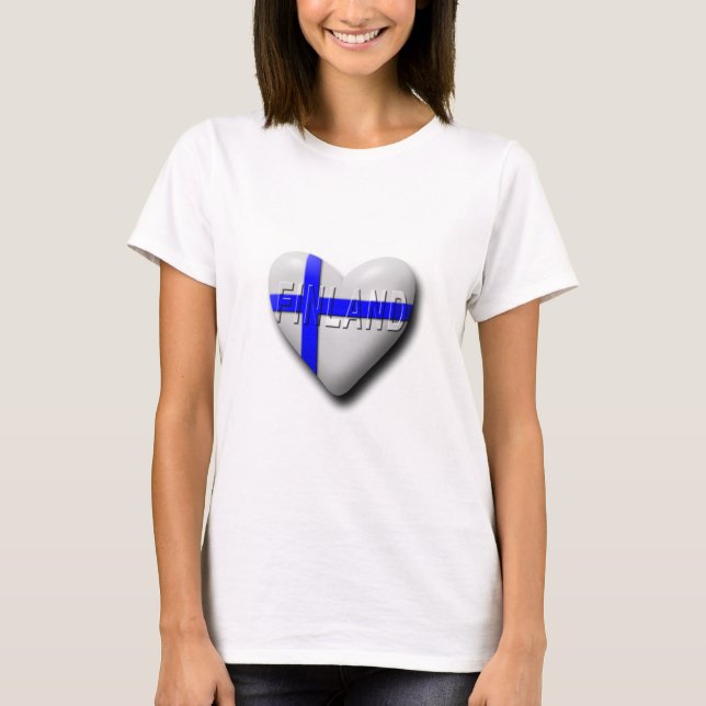 Camiseta Amo Finlandia (Anverso)