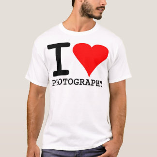 Camiseta Amo fotografía