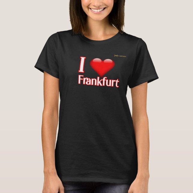 Camiseta Amo Fráncfort (Anverso)