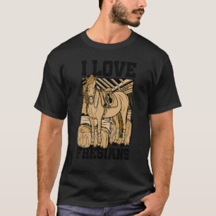 Camiseta Amo Fresians Hípica Ecuestre Lover Horse Ridin