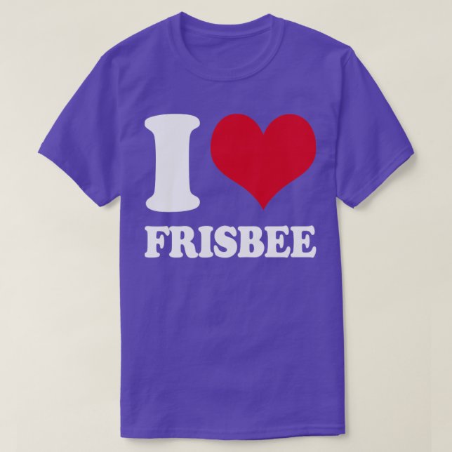 Camiseta Amo Frisbee Disk Golf1 (Diseño del anverso)