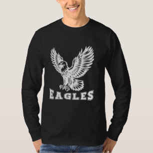 Camiseta Amo Funny Vintage Eagles Flying Bird Inspirationa