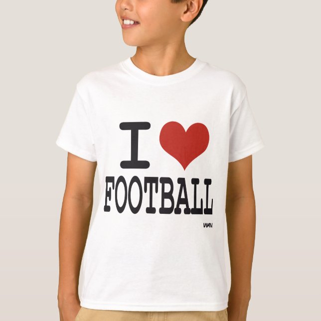 CAMISETA AMO FÚTBOL (Anverso)