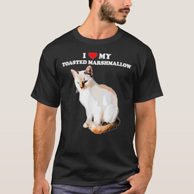 Camiseta Amo Gato Gatito (Anverso)